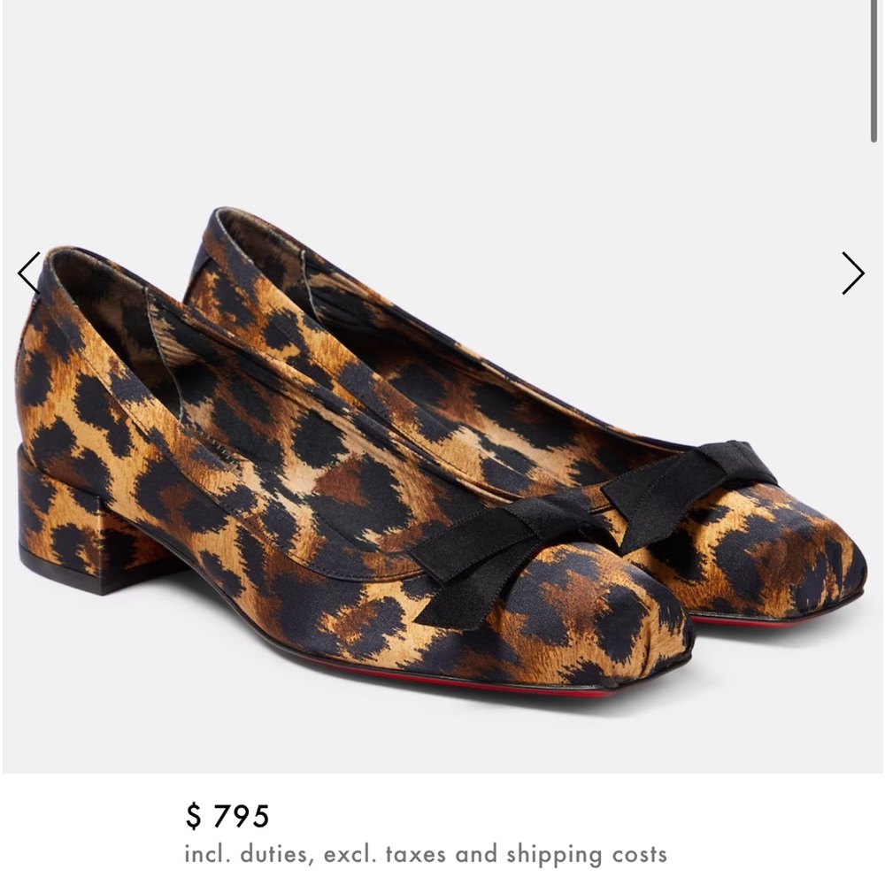 Christian Louboutin Mamaflirt Leopard 40EU